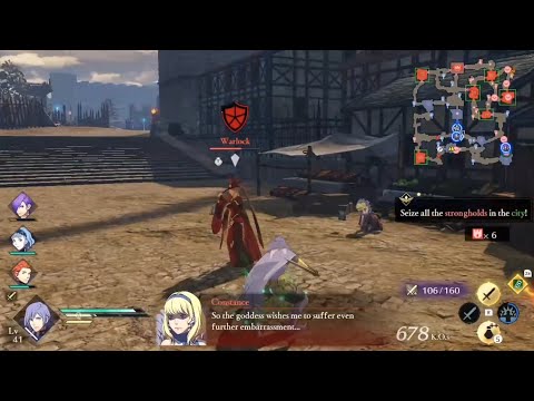 Constance vs. Ashen Wolves unique dialogue