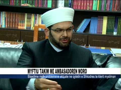 Myftinia Shkoder, 21 nentor 2012 - Myftiu pret për vizitë ambasadoren e Francës.mpg