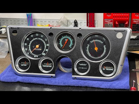 72 Chevy C10 In Dash Tachometer Install