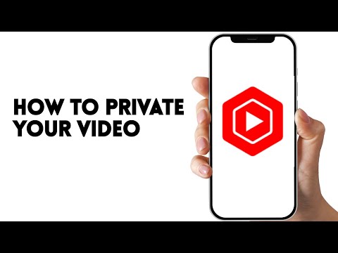 HOW TO PRIVATE YOUR VIDEO VIA YOUTUBE STUDIO APP