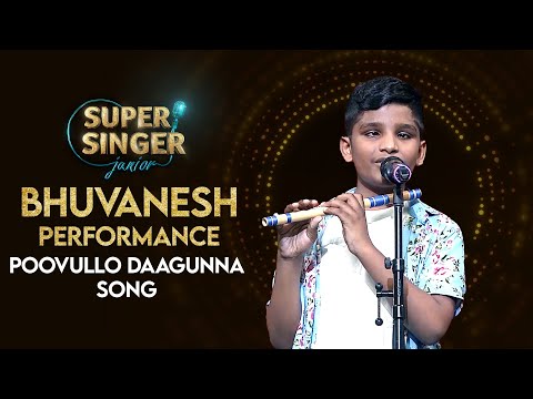Bhuvanesh's Poovullo Daagunna Song Performance | Super Singer Junior | StarMaa