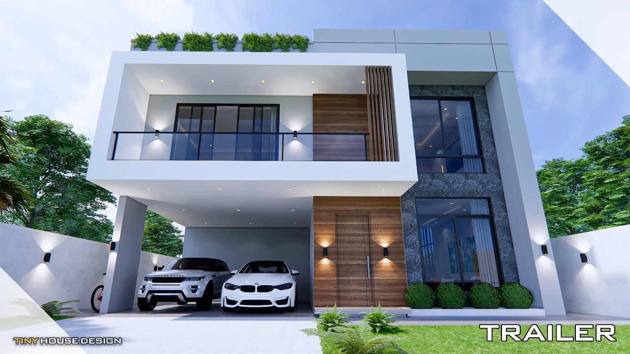 House Design Trailer | 11m x 12m with 5 Bedrooms