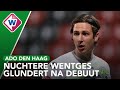 Nuchtere doelman Wentges glundert na debuut: 'Maar je bent er nooit helemaal klaar voor'