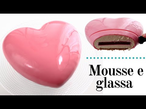 MOUSSE AL CIOCCOLATO Bianco con Glassa a Specchio