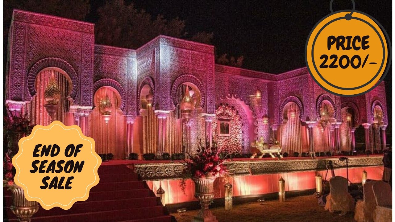 End Off Season Sale | Fiber Wedding Mandap | Wedding Fiber Decoration | Mandap For Canada USA EUROPE