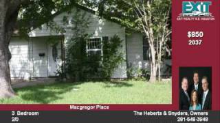 preview picture of video 'Macgregor Place Houston Texas'