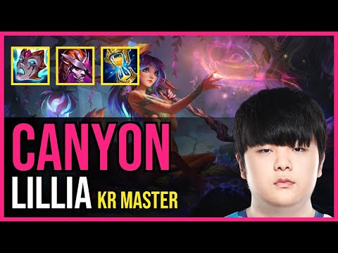 Canyon - LILLIA vs. EVELYNN Jungle | KR Master