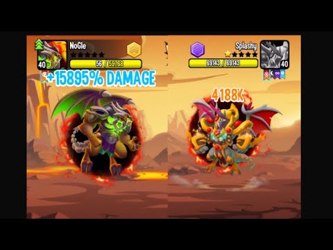 Gluttonous Vampire Dragon Insane Power Final Ultimatum Damage Showcase (DragonCity) NEW RECORD!???