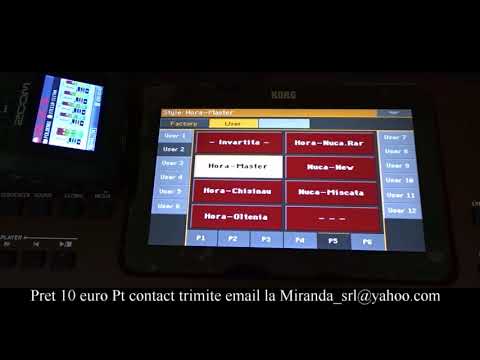 Demo Korg Pa 700 Set Korg Pa 700 Romania