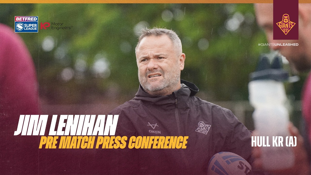 Jim Lenihan | Pre Match Press Conference | Hull KR (a)