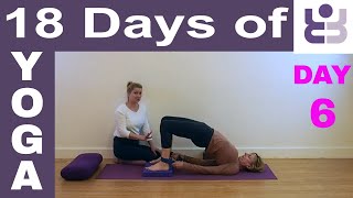 18 days of yoga - DAY 6. Iyengar Yoga Tutorial