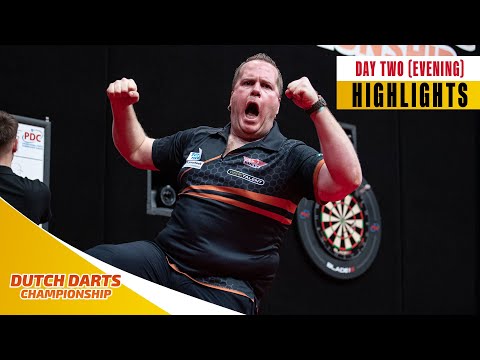 TAKING A TUMBLE! | Day Two Evening Highlights | 2023 Dutch Darts Championship