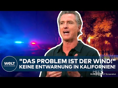 LOS ANGELES: Wettlauf gegen das Feuer! Winde in Kalifornien nehmen wieder zu! US-Waldbrände extrem!