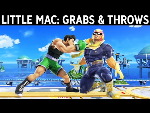 LITTLE MAC: GRABS & THROWS GUIDE - Combos, Setups, Tips & Tricks! - Smash Ultimate