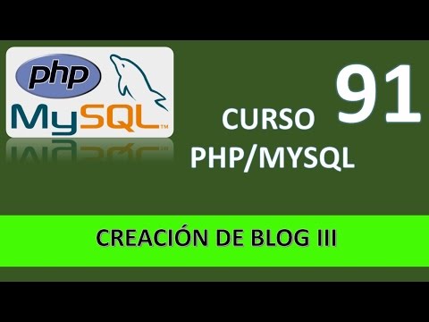 Curso PHP MySQL Presentación Vídeo 1