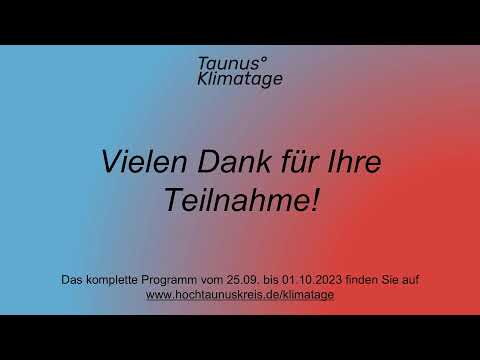 Taunus Klimatage 2023: Vortrag "Heizung kaputt - Was tun 2024?" im Kino Kronberger Lichtspiele