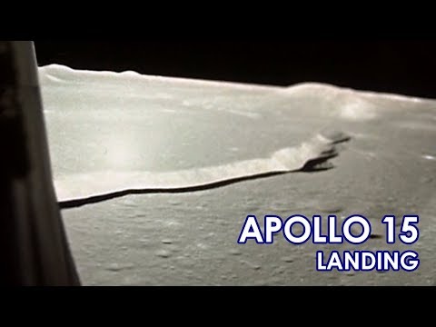 APOLLO 15 Landing stabilized (1971/07/30)