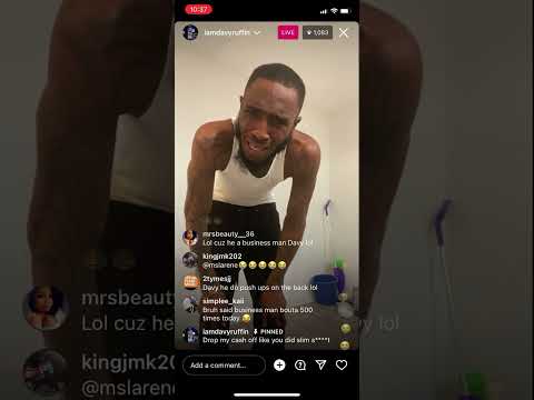 Davy Ruffin Clowning Bustamove for not paying him for the fight