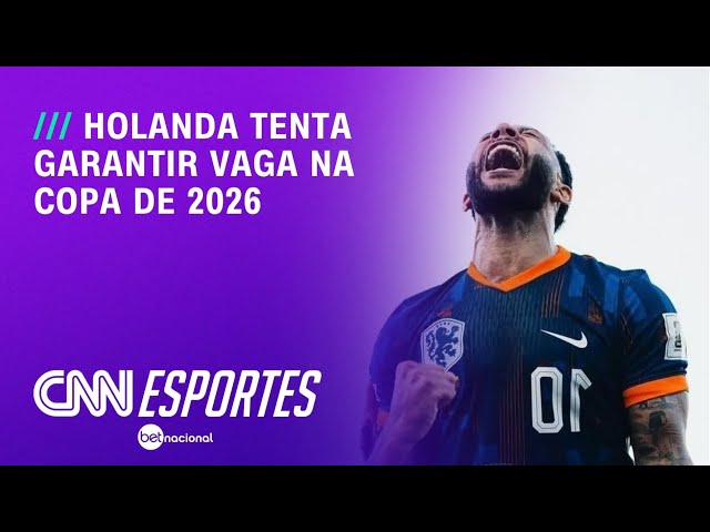 Holanda de Memphis tenta garantir vaga na Copa do Mundo de 2026 | CNN NOVO DIA