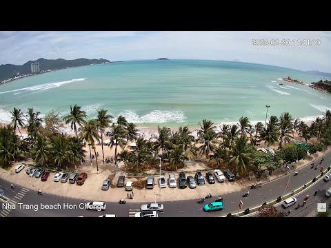 ニャチャンの浜のライブカメラ映像