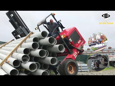 WARNING Top 10 Forklift Fails Compilation 2024   Idiot Drivers Cause Dangerous Crashes!