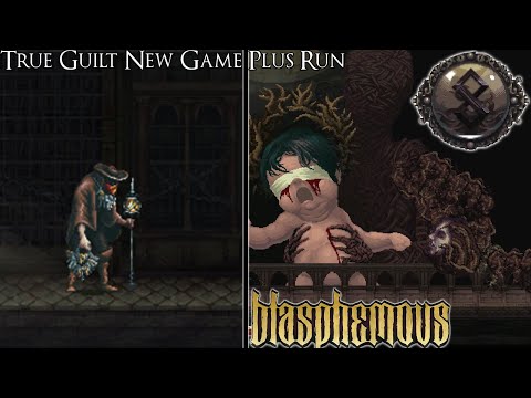 Blasphemous Spooktober Playthrough - The Library of the Negated Words and Exposito - 8
