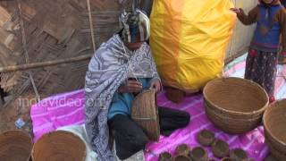 Cane Baskets on Sale at Kenduli, West Bengal