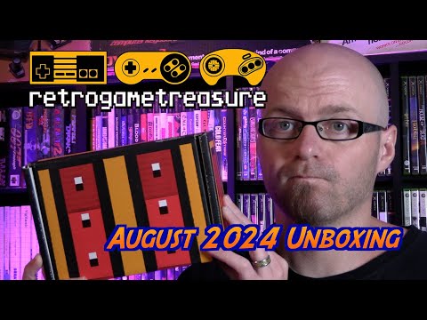 Retro Game Treasure - August 2024 Unboxing