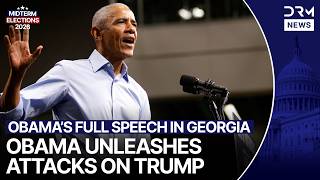 FULL SPEECH: Barack Obama MOCKS Trump, Blasts Iran War at Fiery Georgia Rally With Ossof | AC1G