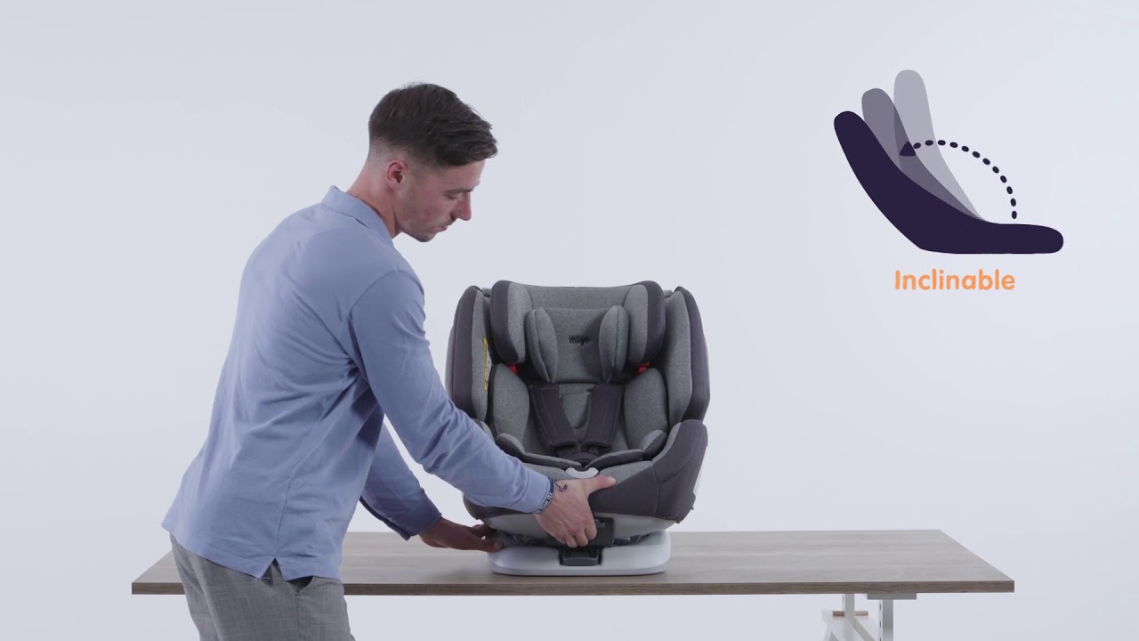 Siège auto pivotant avec système Isofix MIGO One 360 groupe 0/1/2/3 disponible sur Norauto.fr