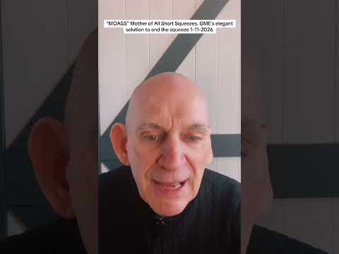 "MOASS" Mother of All Short Squeezes. GME elegant solution to end the squeeze 1-11-2026