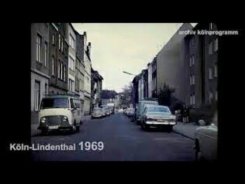 Köln 1969 - Lindenthal - Buchforst - Deutz - Klettenberg - Autofahrt - early dashcam