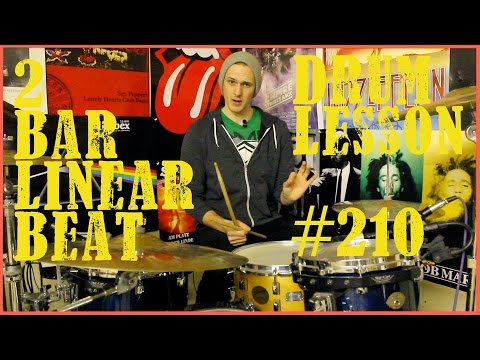 Funky Two Bar Linear Groove #210