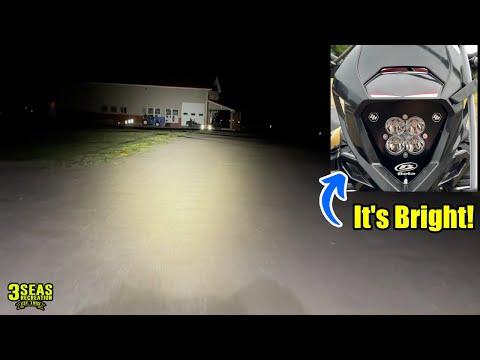 Baja Designs Squadron Pro LED Headlight Kit Install and Ride - 2024 Beta Motorcycles