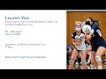 Lauren Yoo Volleyball West Coast Cup