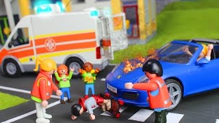 Playmobil Film deutsch: Unfall vor der Schule & Kita + Julians Familie | Kinderserie für Kinder