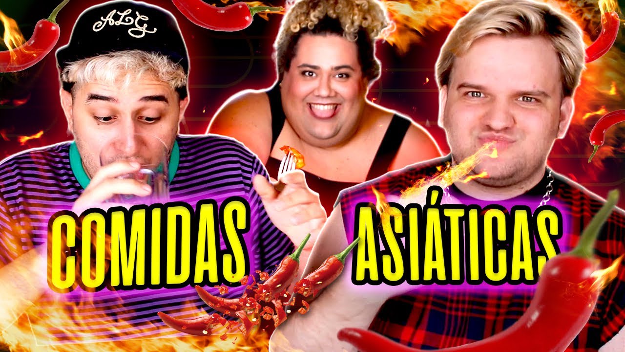 PROVANDO COMIDAS ASIÁTICAS NÍVEL HARD ft. Beta Boechat