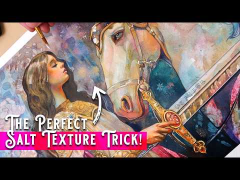 Morgan le Fay’s most unhinged murder plot💔⚔️ + watercolor salt technique🧂