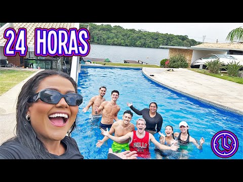 24 HORAS NA PISCINA DA MANSÃO DO LAGO !!!