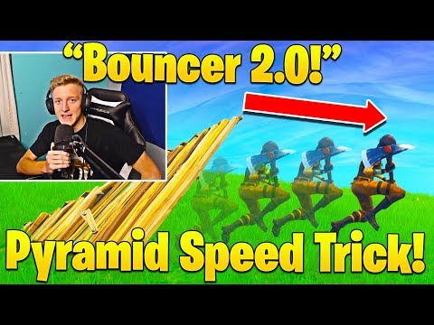 Tfue MINDBLOWN After Finding EVEN FASTER Bhop Trick! (Pyramid Bouncer!)