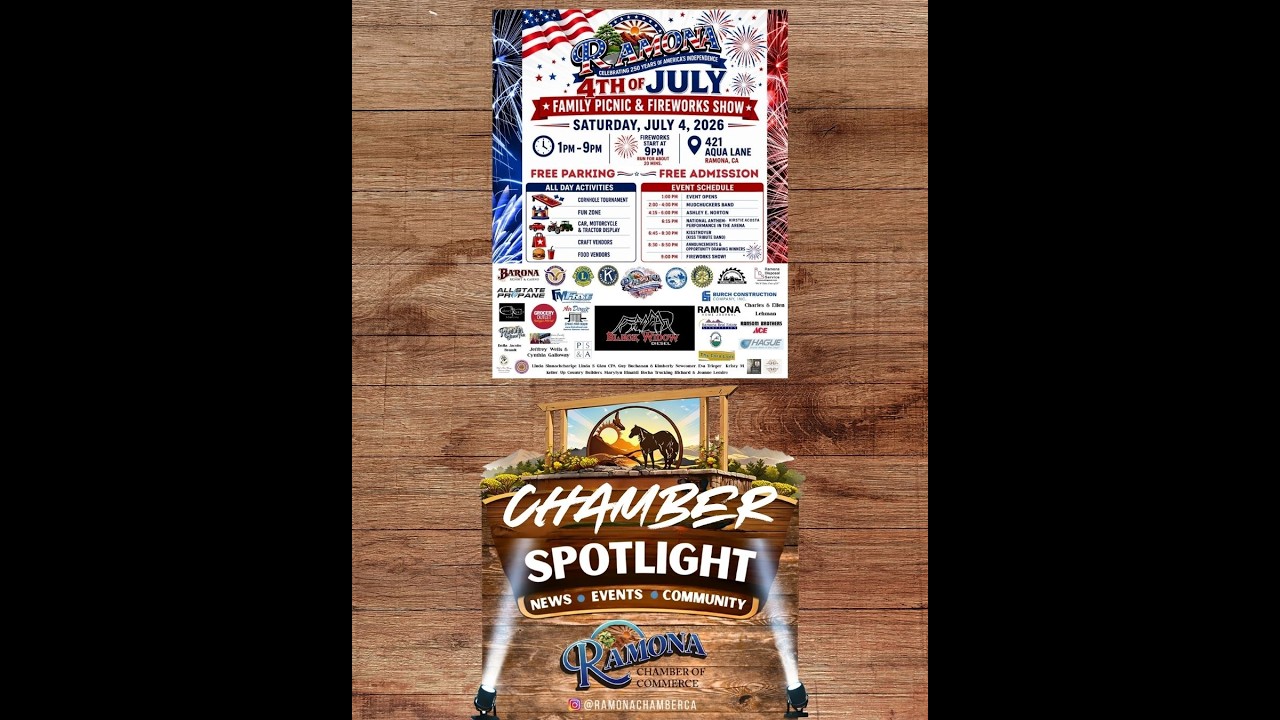 07-02-26 Chamber Spotlight - July 4th Family Picnic & Fireworks