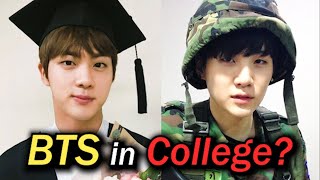 Breaking BTS is Entering College Next Semester Mil