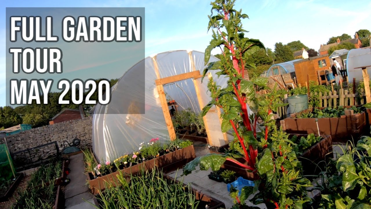 Full Vegetable Garden Tour May 2020