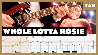 Whole Lotta Rosie AC/DC Cover | Guitar Tab | Lesson | Tutorial