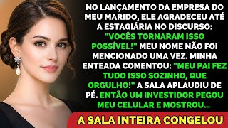 Ele Agradeceu A Todos No Lançamento Da Empresa... Até Descobrirem Quem Realmente Criou Tudo