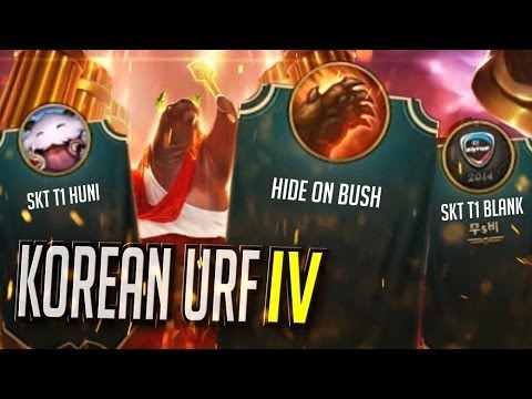 High Elo Korean URF Madness 4!! - Faker's Stream Highlights (Translated)