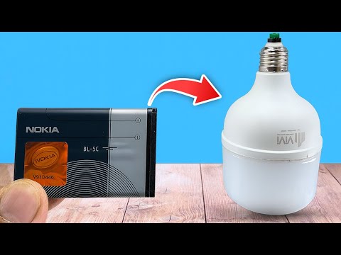 Just Insert a NOKIA Battery into an Old LED Bulb and Watch the Magic Happen! | Inventor Bill