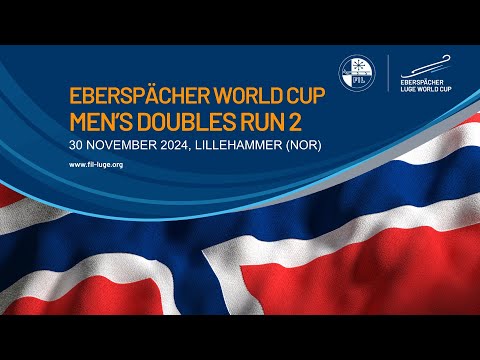 Men's Doubles Run 2 | EBERSPÄCHER Luge World Cup - LILLEHAMMER, NORWAY 🇳🇴