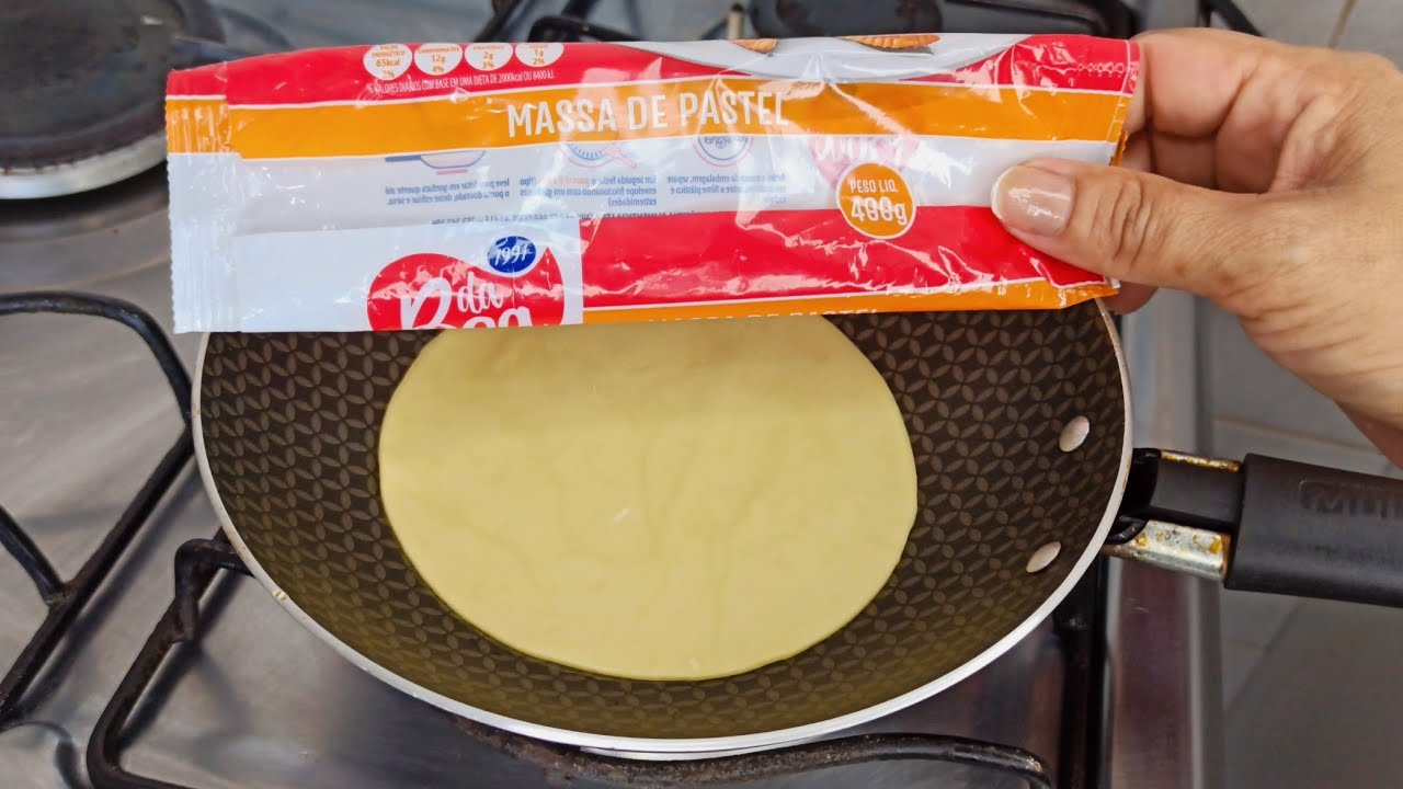 COLOQUEI MASSA DE PASTEL NA FRIGIDEIRA E AGORA TODOS PEDEM ESSA RECEITA