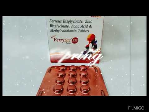 Ferrus Ascorbate 100mg + Folic Acid1.5mg + Zinc 22.5mg